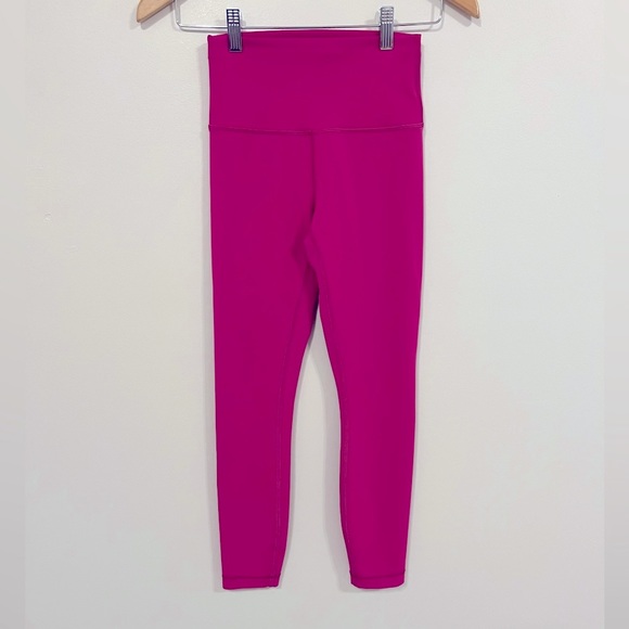 Lululemon Wunder Train High-Rise Tight 25" Ripened Raspberry 4 - Picture 7 of 16